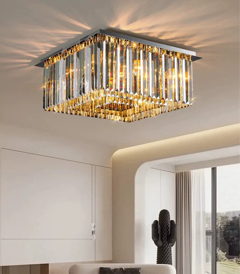 Candelabru Aplicat Cristal Dark Square Luxury