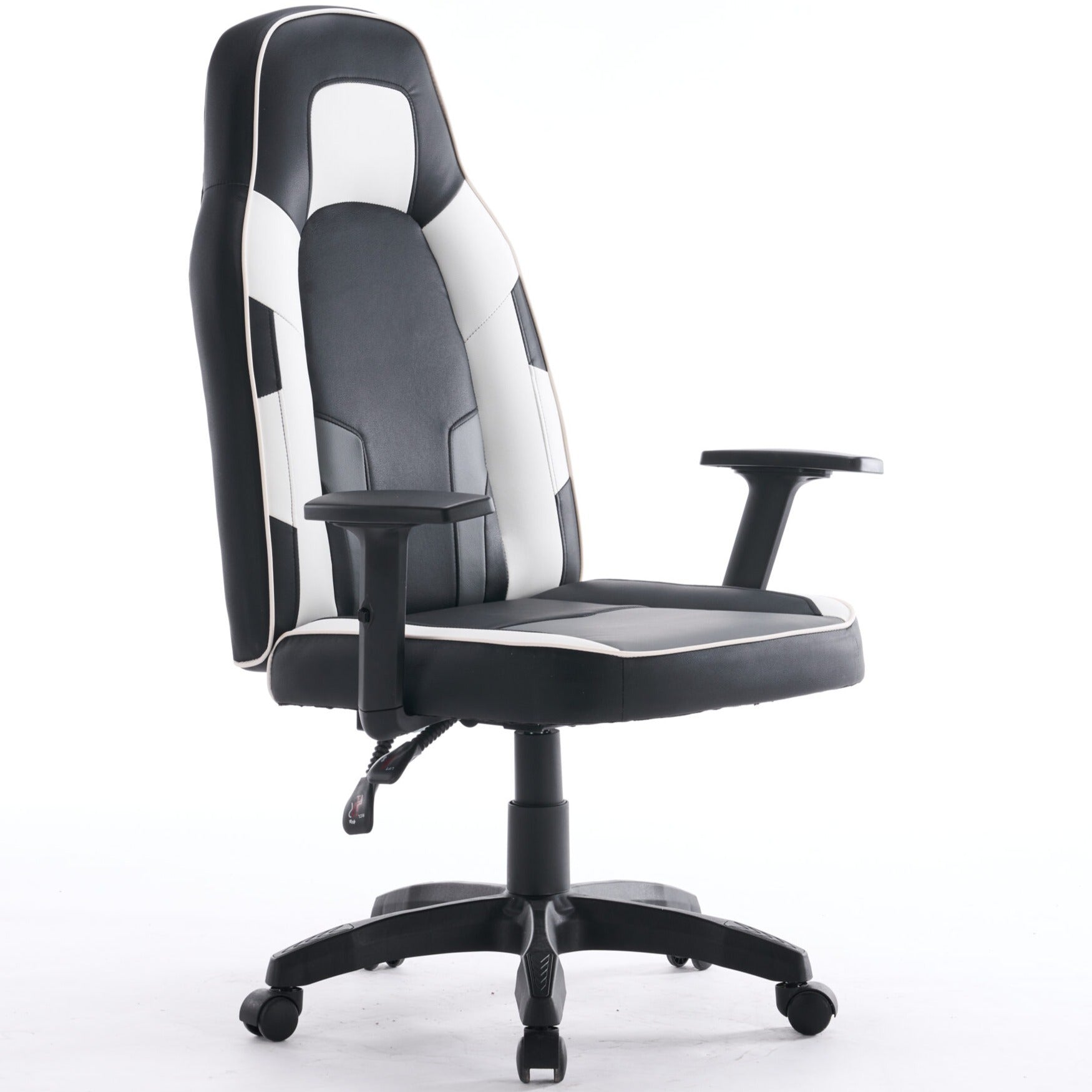 Scaun de Gaming Reglabil Professional WF-6049 Black & White