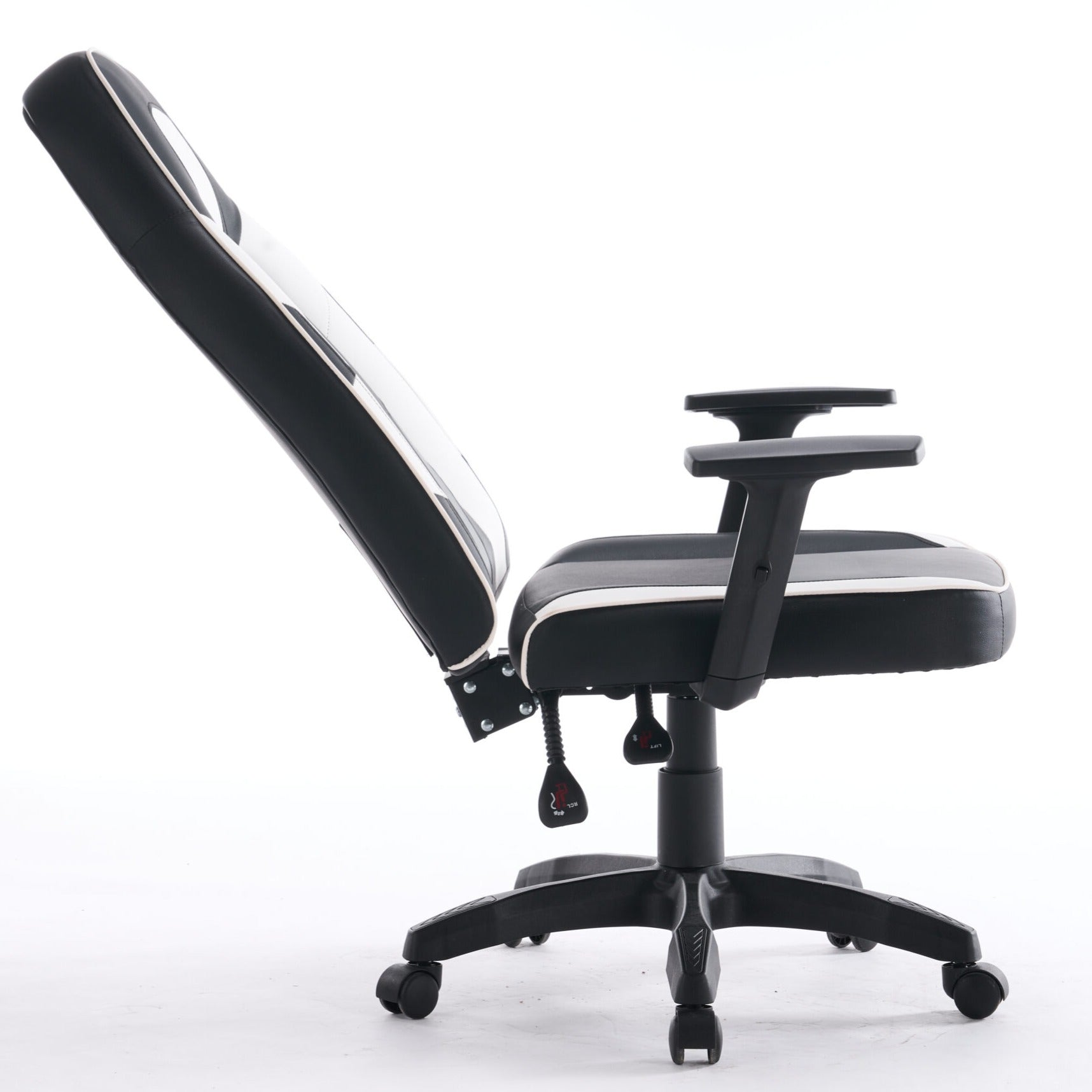 Scaun de Gaming Reglabil Professional WF-6049 Black & White