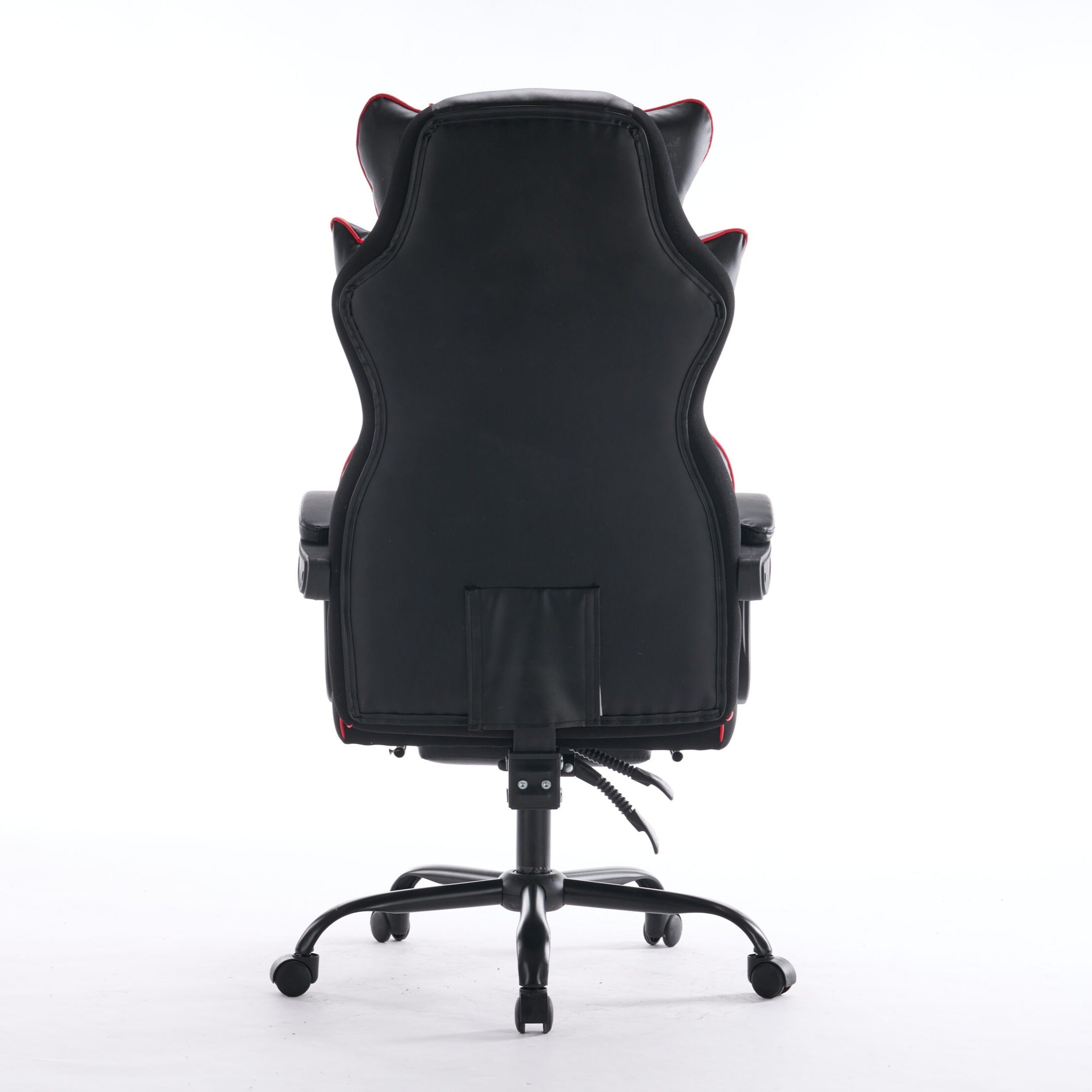 Scaun de Birou Reglabil Negru WF-807B cu Suport Picioare | Piele Ecologica