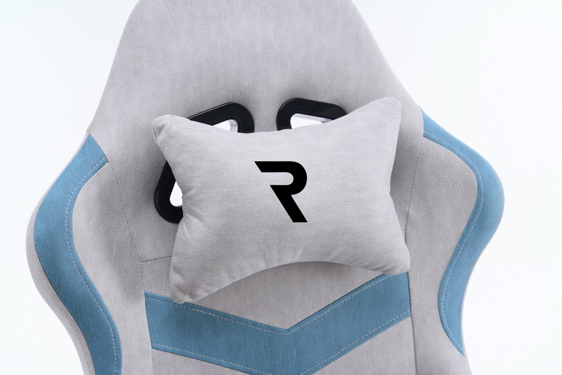 Scaun de Gaming, Gri + Albastru, 606