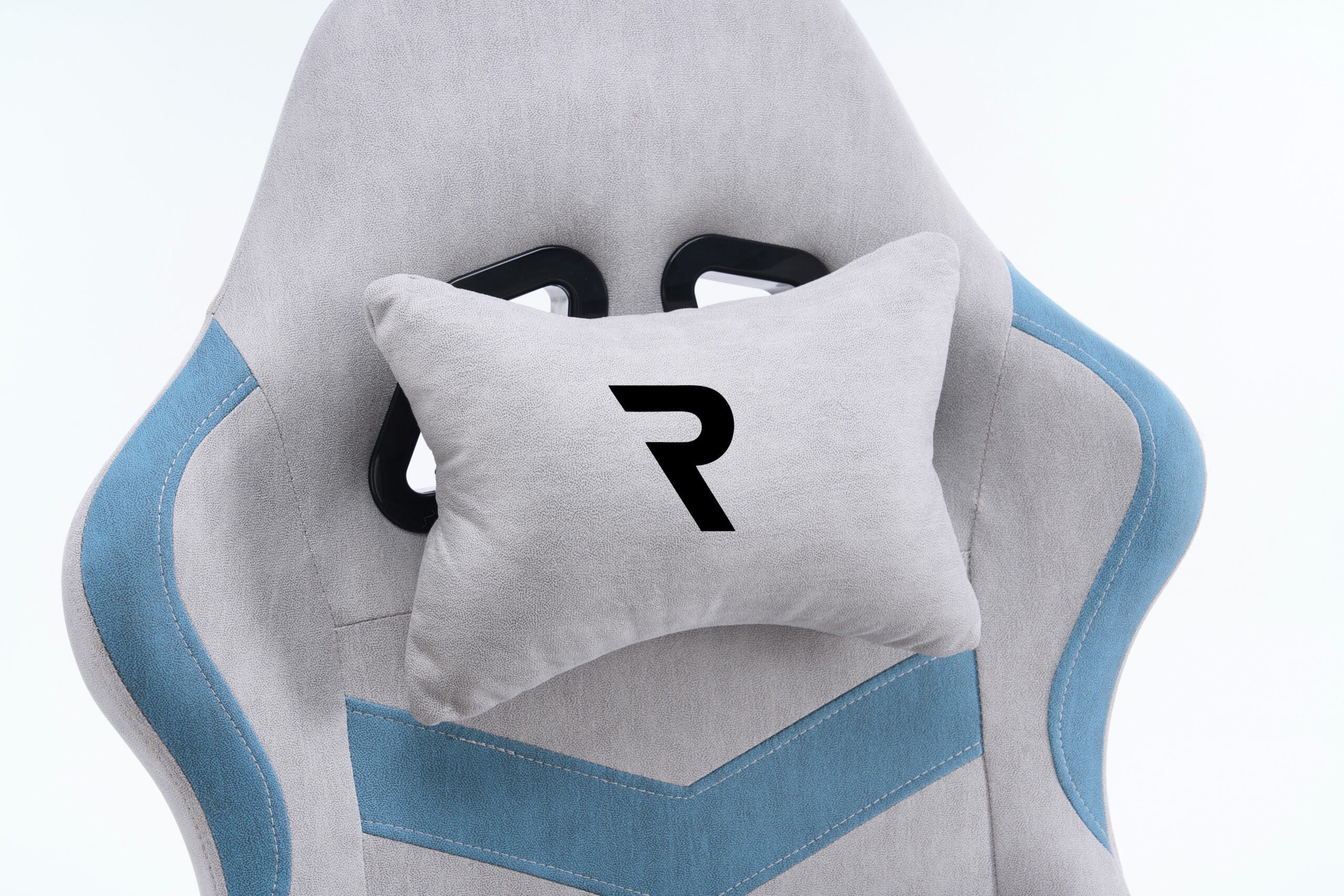 Scaun de Gaming, Gri + Albastru, 606