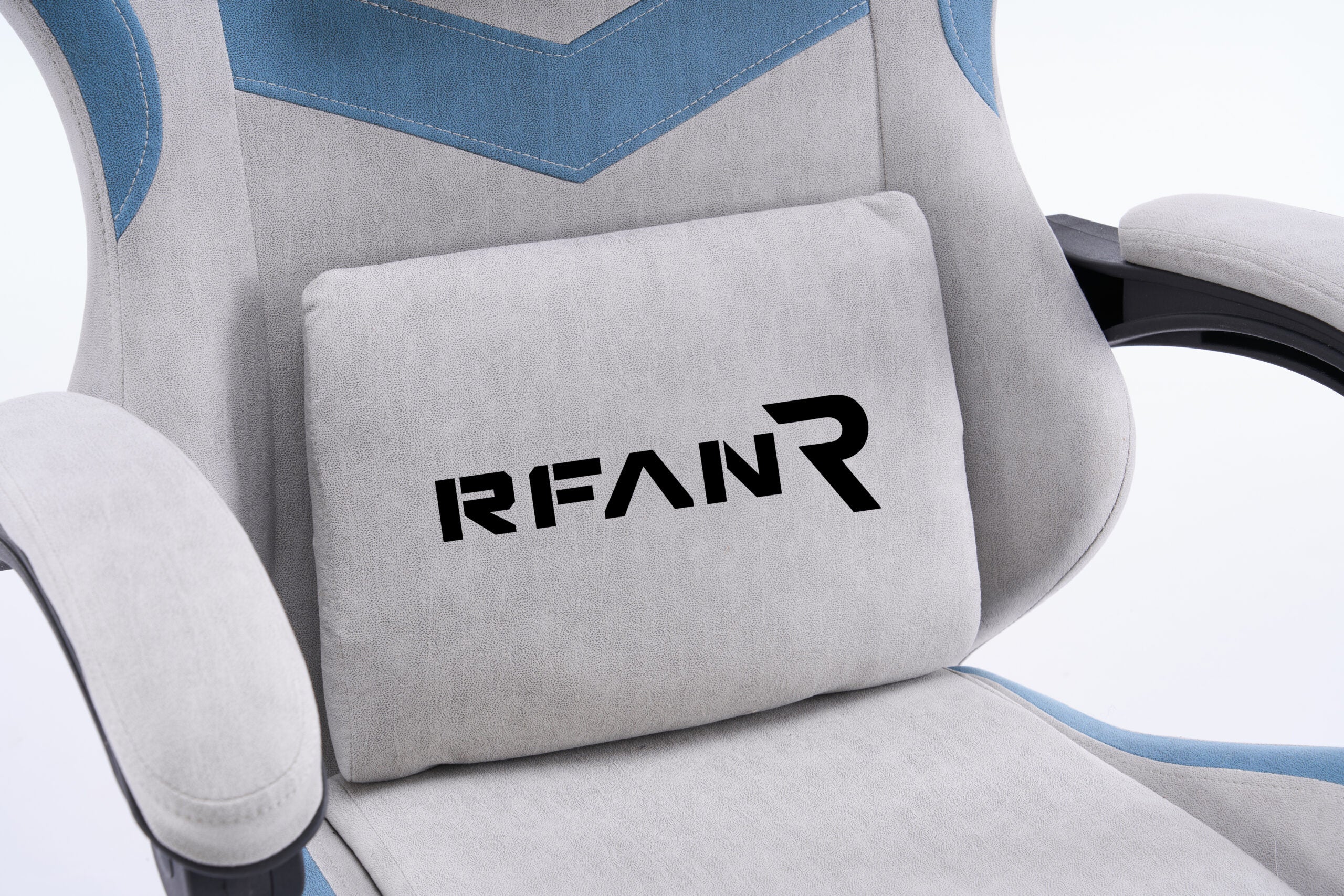 Scaun de Gaming, Gri + Albastru, 606