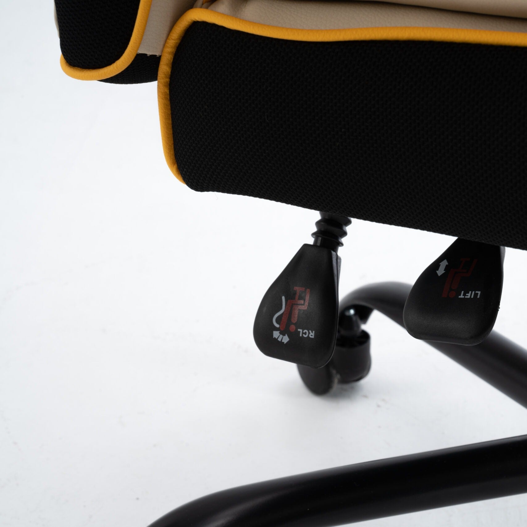 Scaun de Birou Reglabil Alb WF-807B cu Suport Picioare | Piele Ecologica