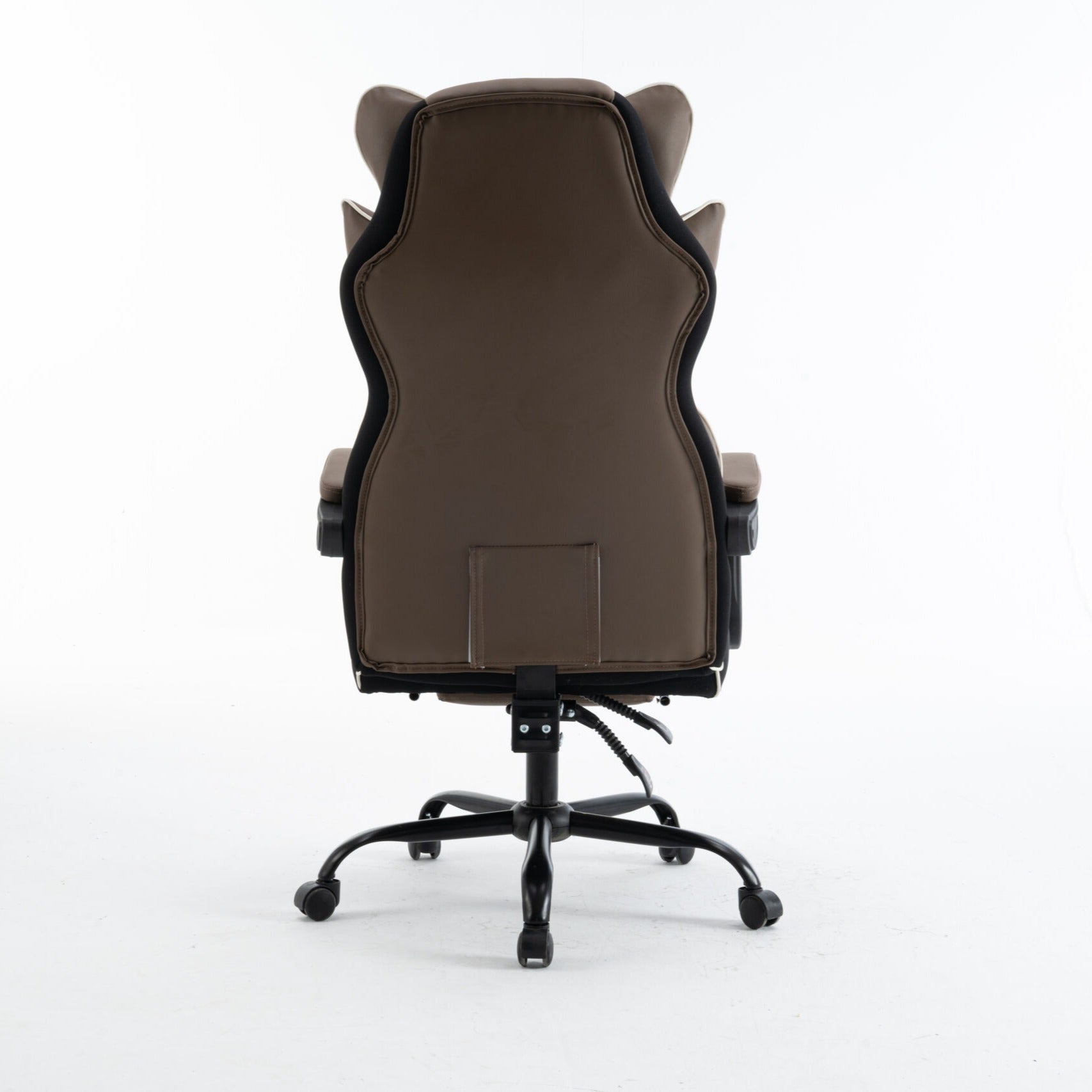 Scaun de Birou Reglabil Maro WF-807B cu Suport Picioare | Piele Ecologica