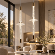 Pendul LED Luxury UFO Golden