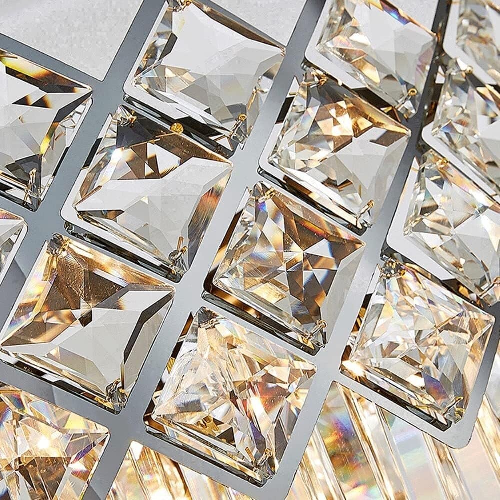 Candelabru Cristal Yanni Silver Deluxe Double Level