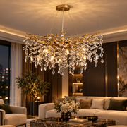Candelabru Cristal GOLD Crystal Harmony 60CM