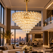 Candelabru Cristal MALLI Gold ⌀80CM