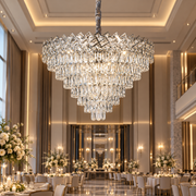 Candelabru Cristal MALLI Silver ⌀80CM