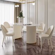 Masa de Dining Valencia Marble Deluxe