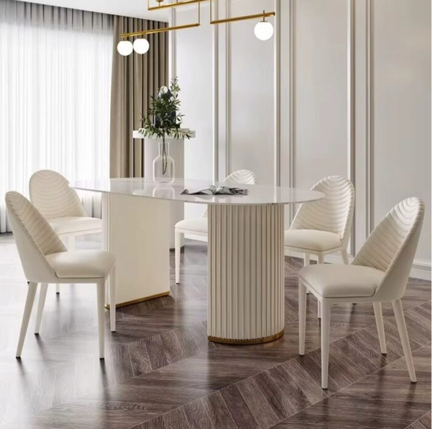 Masa de Dining Valencia Marble Deluxe