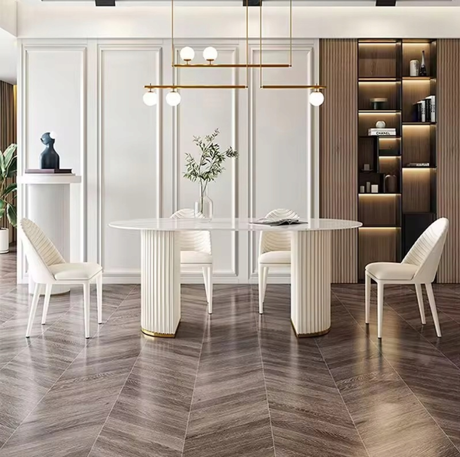 Masa de Dining Valencia Marble Deluxe