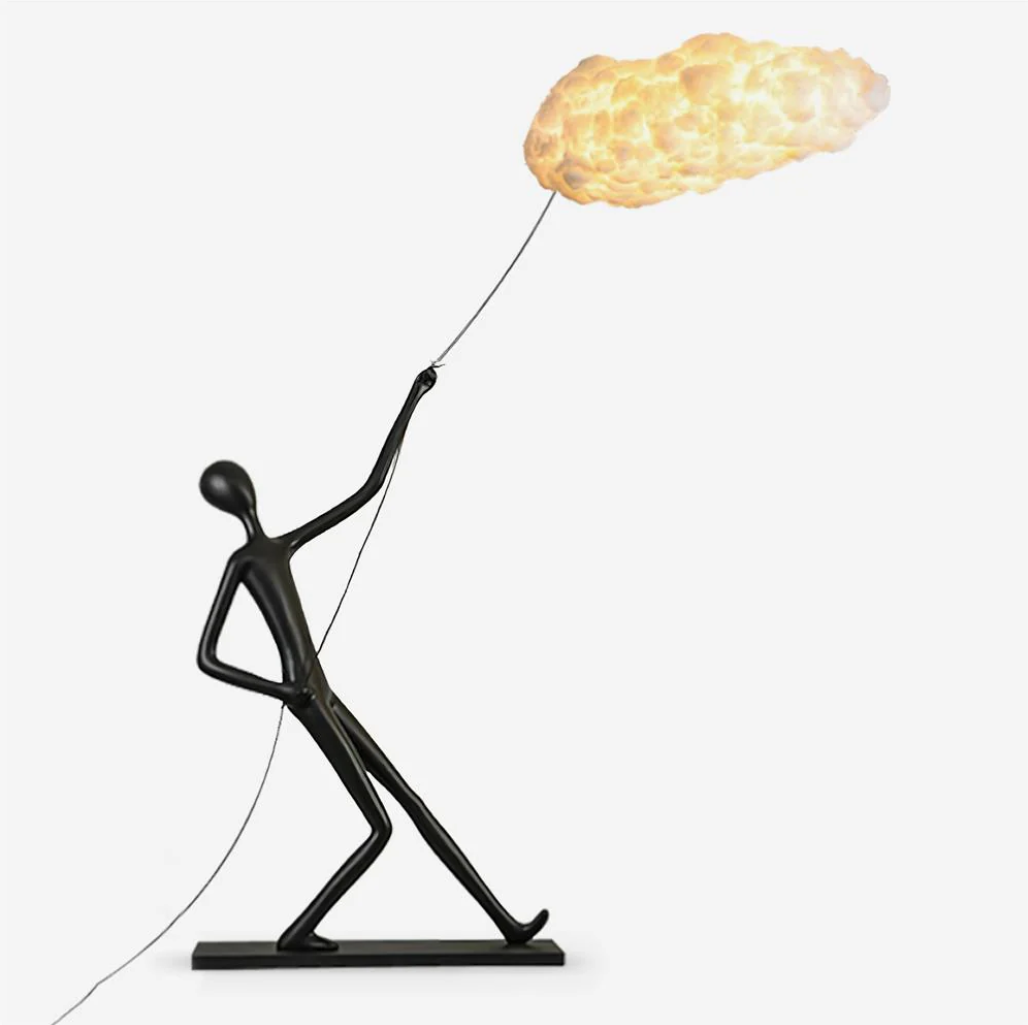 Lampadar Sculptural Decorativ Cloud Rider 180CM