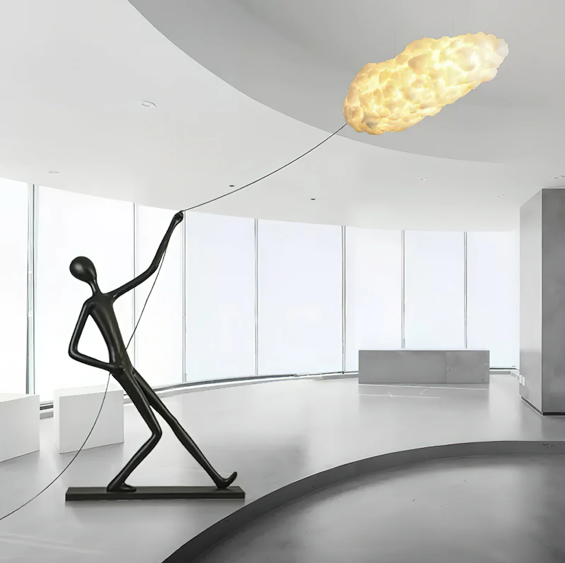 Lampadar Sculptural Decorativ Cloud Rider 180CM
