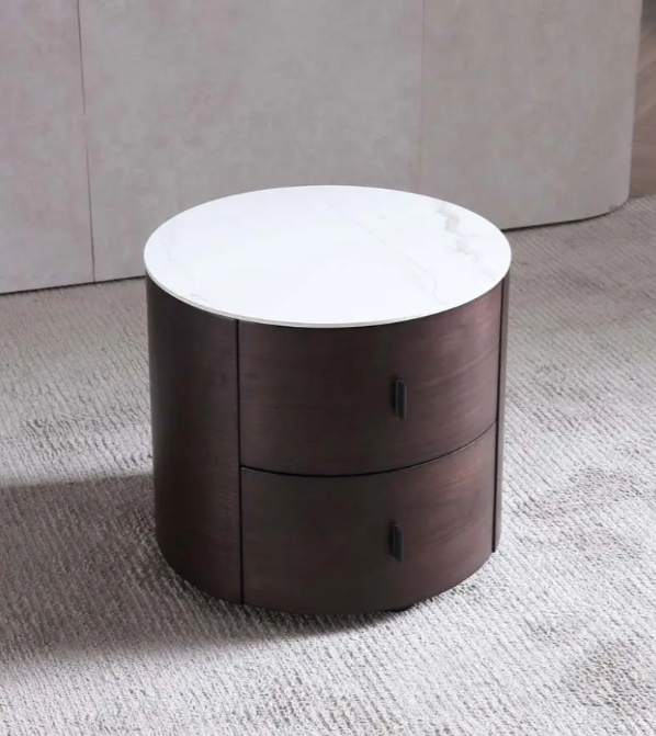 Noptiera Moderna din Lemn cu Blat Compozit Serena Moonlight 50CM