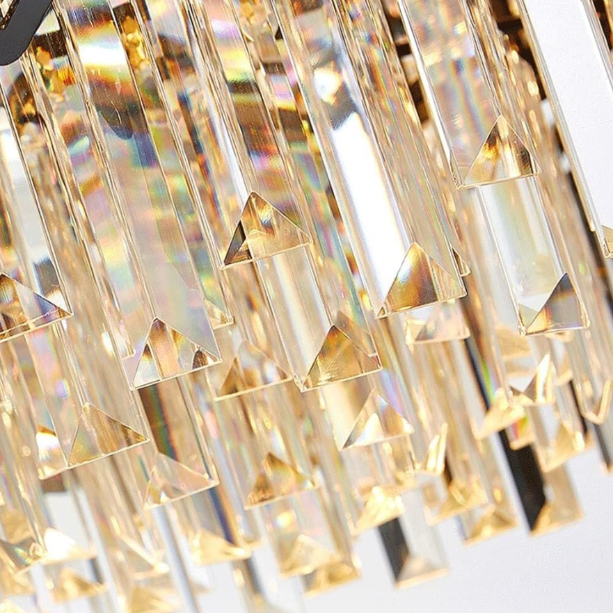 Candelabru Cristal Yanni Gold Deluxe Double Level