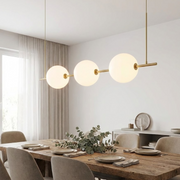 Lustra LED Suspendata KEZO Gold Echivalent 250W Telecomanda