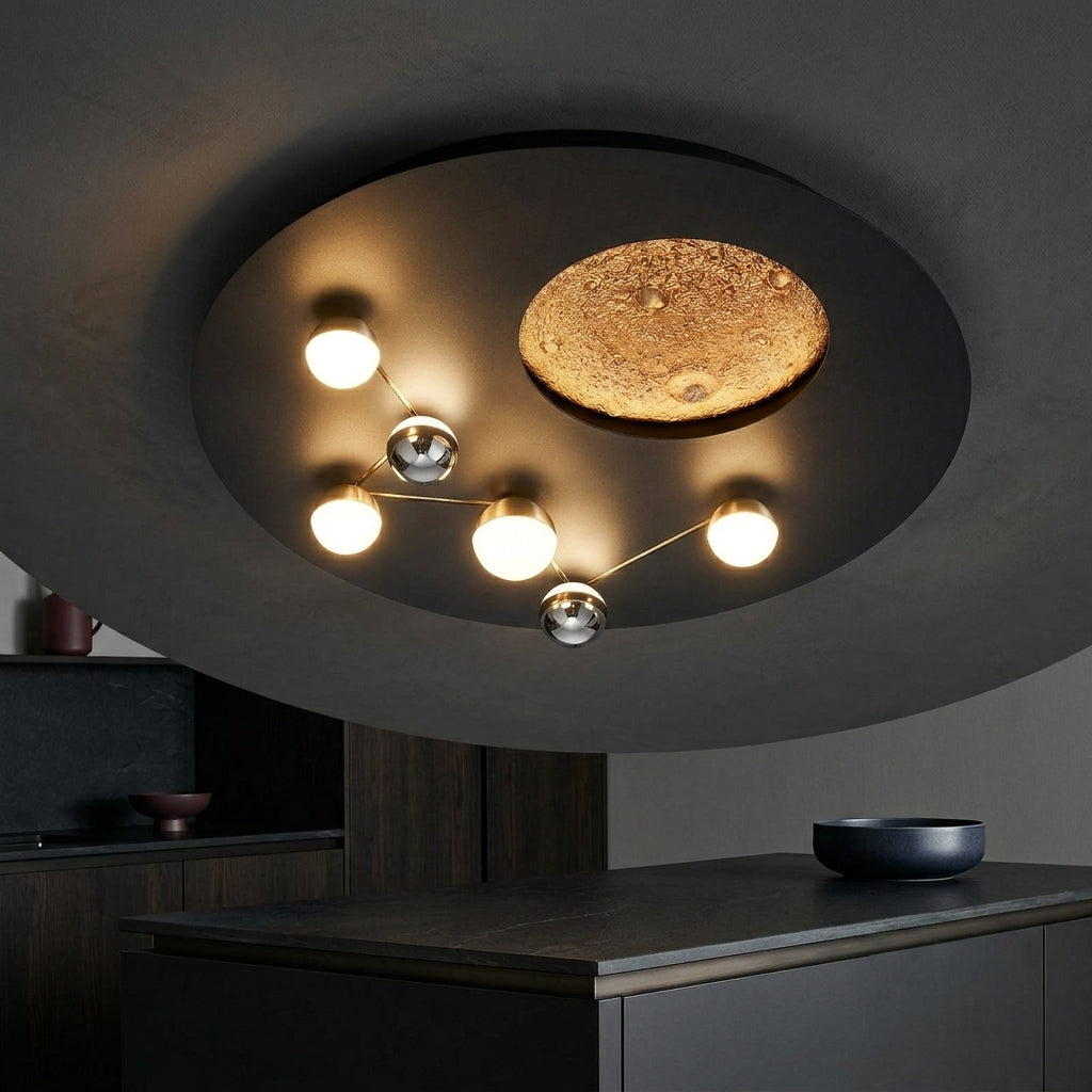 Lustra LED 42W Zodiac Black Premium 5100 Lumeni