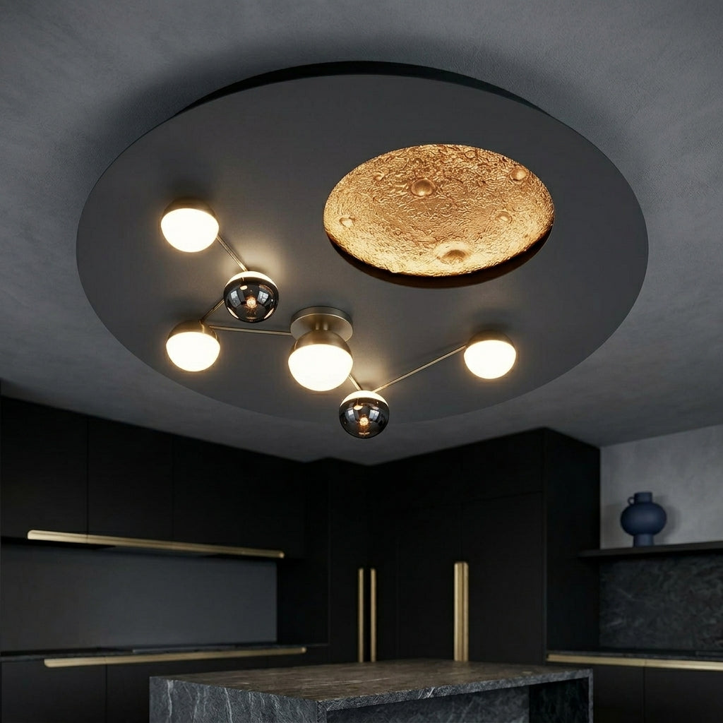 Lustra LED 42W Zodiac Black Premium 5100 Lumeni