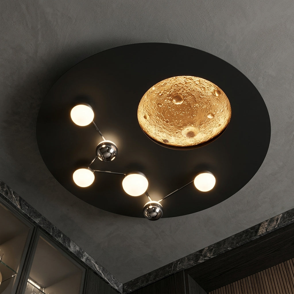 Lustra LED 42W Zodiac Black Premium 5100 Lumeni