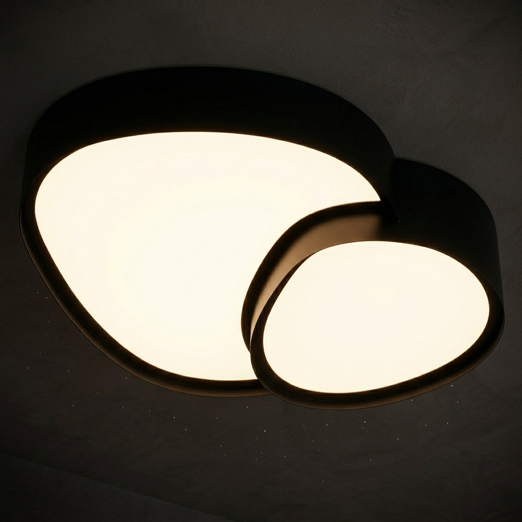 Lustra LED Luxury RISE Black Echivalent 160W Telecomanda
