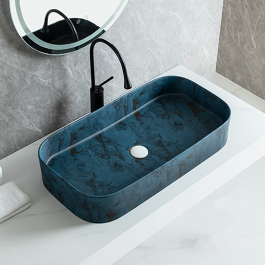 Lavoar Aplicat Luxury Line 75x38CM 8064-75D86 DEEPBLUE