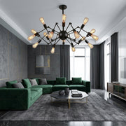 Lustra Vintage Black Widow 16xE27