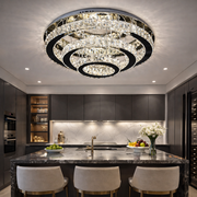 Lustra LED Cristal Exquisite Round Echivalent 800W Telecomanda