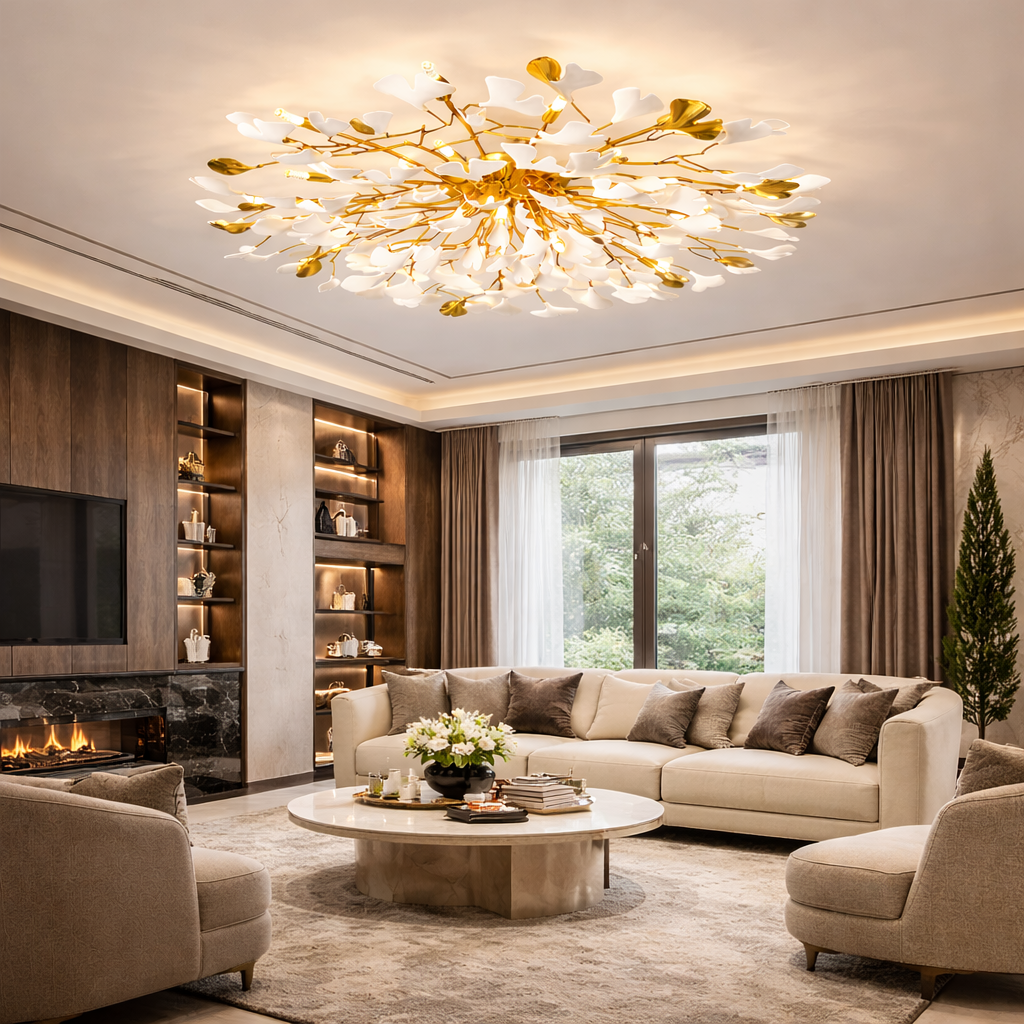 Lustra Aplicata LUXURY Golden VALERY 100CM