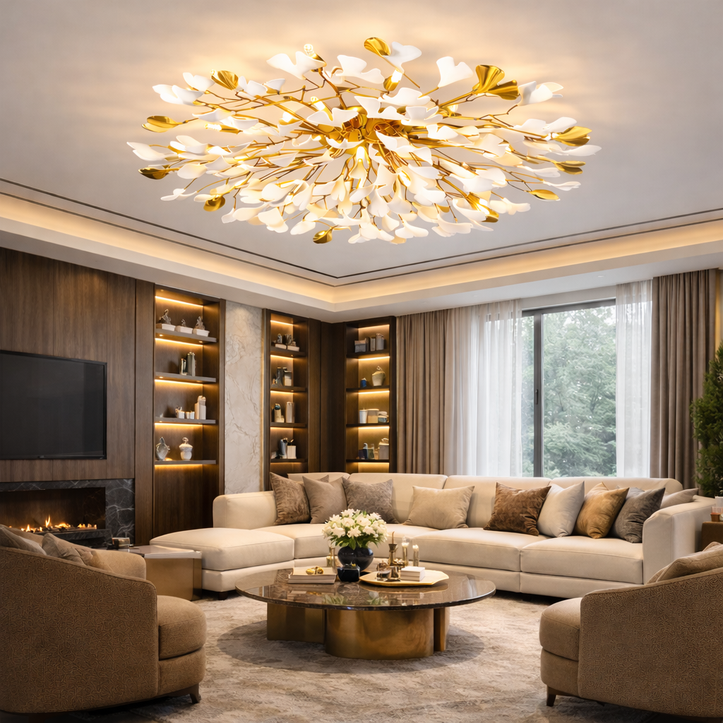 Lustra Aplicata LUXURY Golden VALERY 100CM