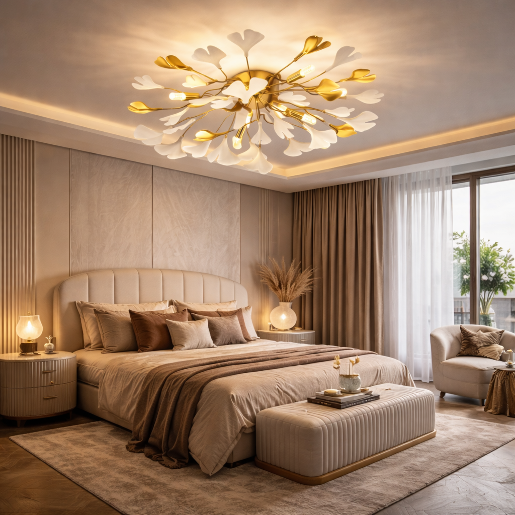 Lustra Aplicata LUXURY Golden VALERY 50CM