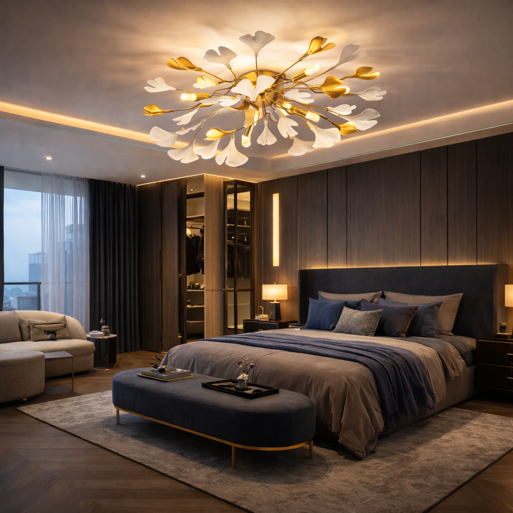 Lustra Aplicata LUXURY Golden VALERY 50CM