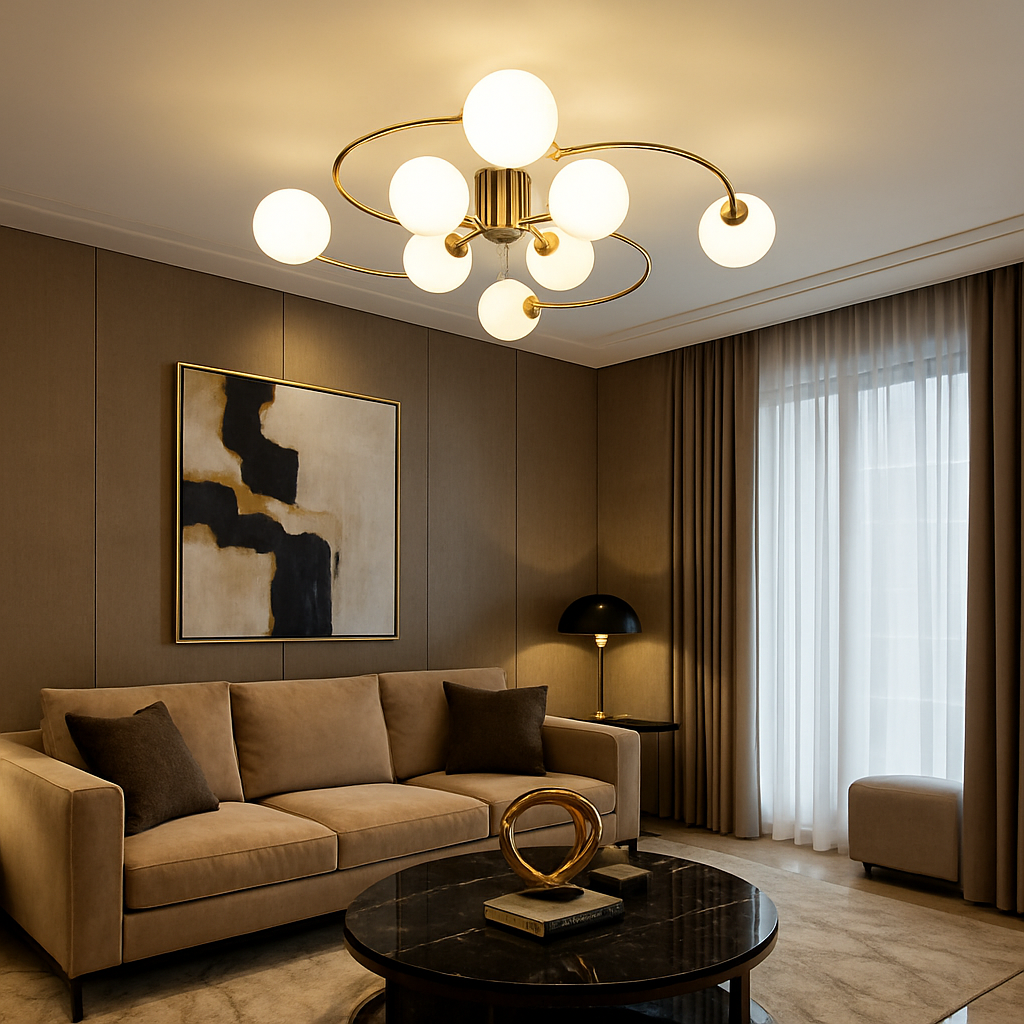 Lustra Abajur MAT Golden Galaxy