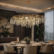 Candelabru Cristal LUXURY Golden Veliora 120x60CM