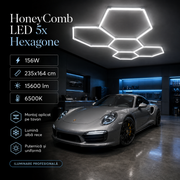 HoneyComb LED 5x Hexagone 156W, 235x164cm, 15600lm, 6500K