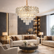 Candelabru Cristal MALLI Gold ⌀50CM