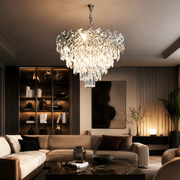 Candelabru Cristal Malli Silver 50cm