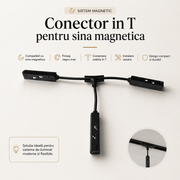 Conector Alimentare in Forma T Sina Magnetica