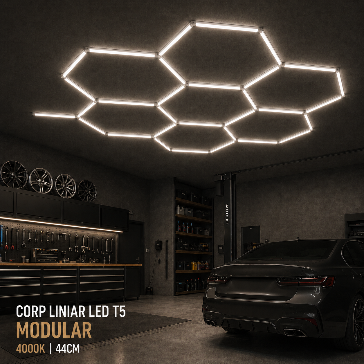 Corp LED Liniar T5 8W Modular Interconectabil 4000K IP20 44CM