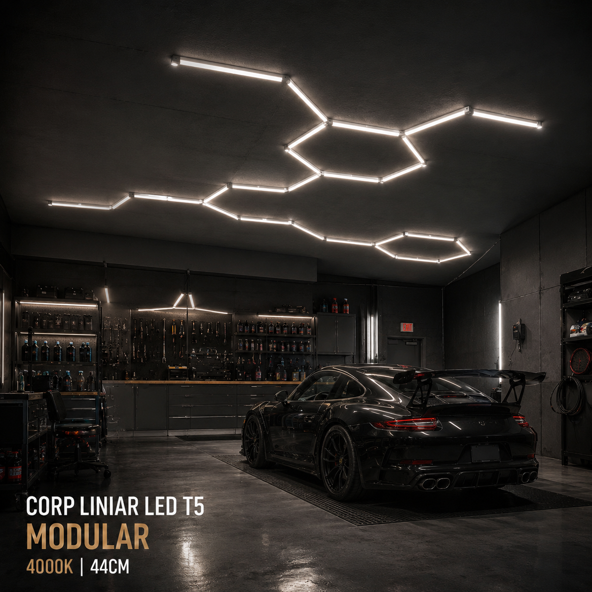 Corp LED Liniar T5 8W Modular Interconectabil 4000K IP20 44CM