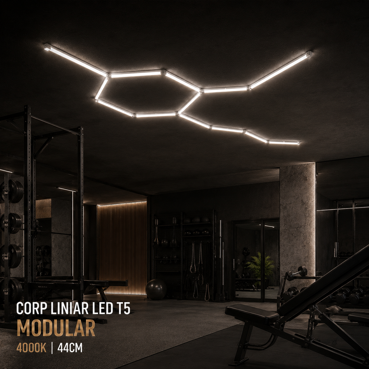 Corp LED Liniar T5 8W Modular Interconectabil 4000K IP20 44CM
