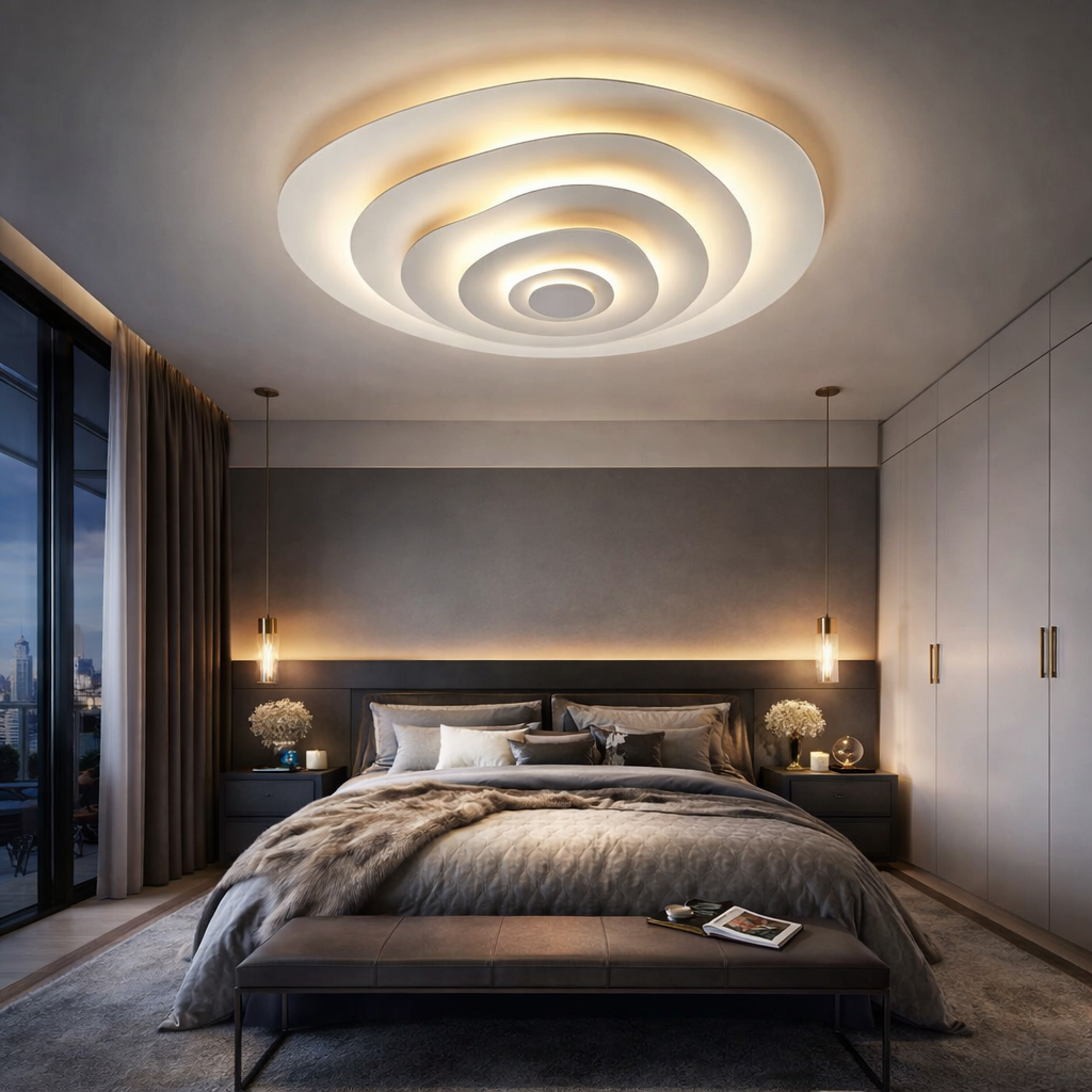 Lustra LED Scarlet Levels SMART Echivalent 600W Telecomanda