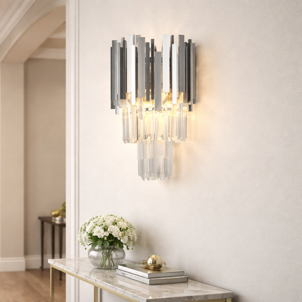 Aplica Perete Cristal GLORY Silver