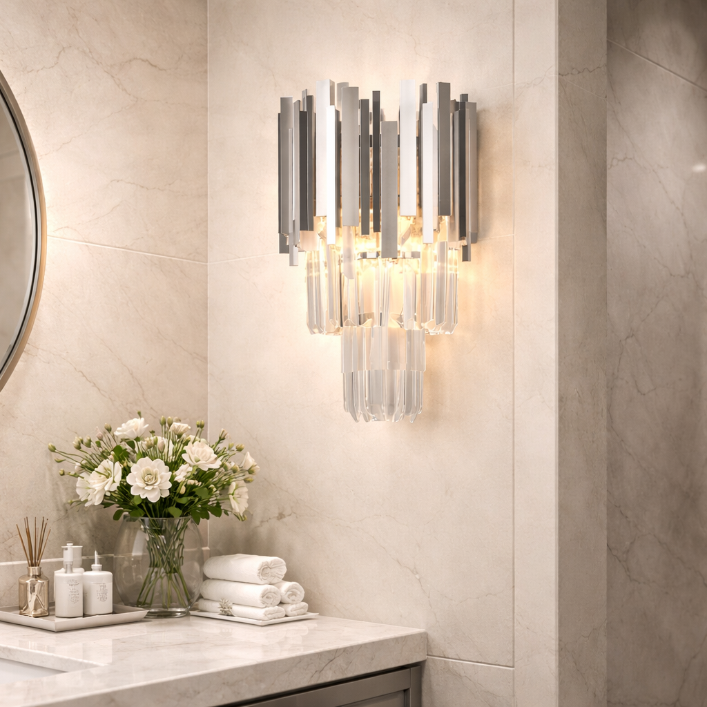 Aplica Perete Cristal GLORY Silver