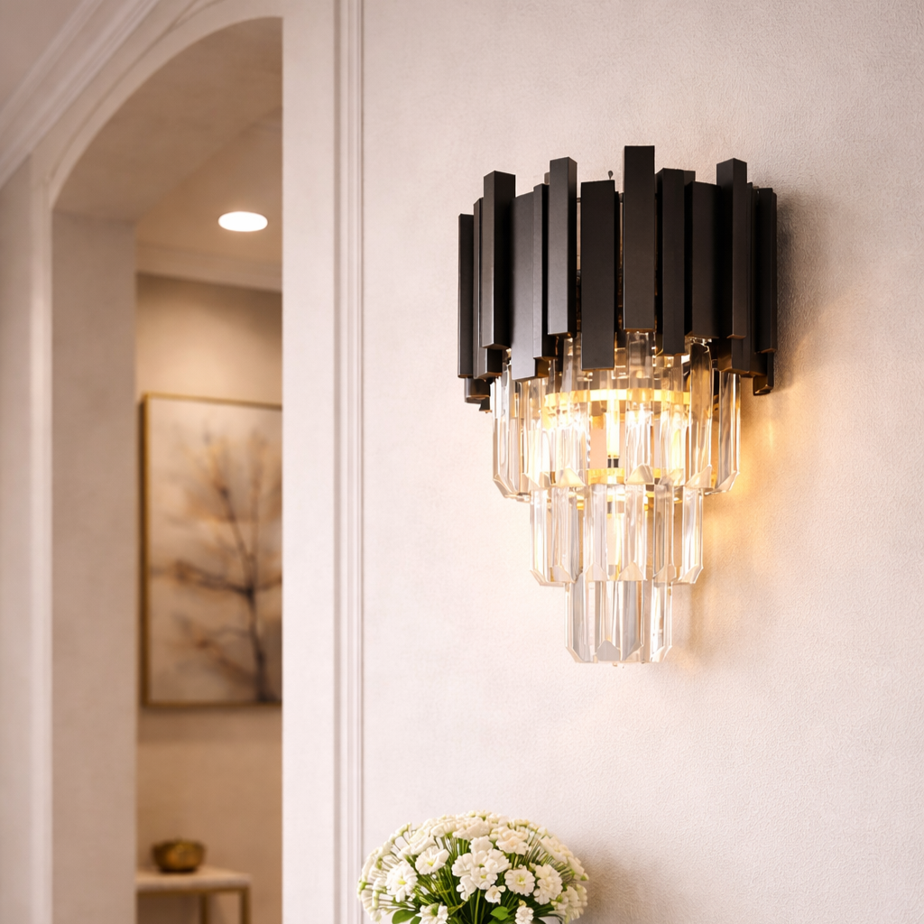 Aplica Perete Cristal BLACK WIDOW