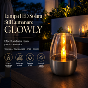 Lampa LED Solara Stil Lumanare GLOWLY 100mAh, IP44, Exterior