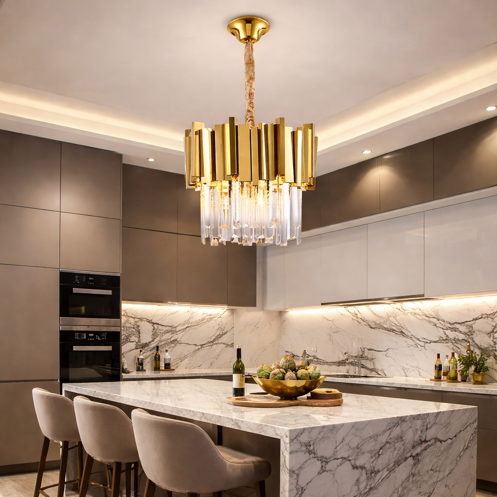 Candelabru Cristal GLORY GOLD 300mm