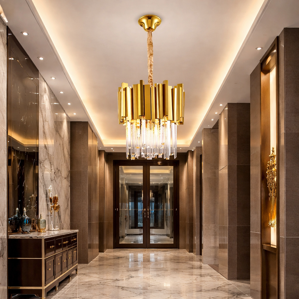 Candelabru Cristal GLORY GOLD 300mm