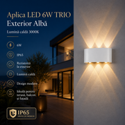 Aplica LED 6W TRIO Exterior Alba